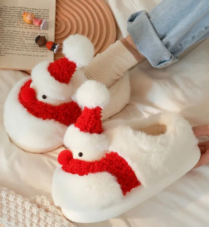 Chaussons Bonhomme de neige