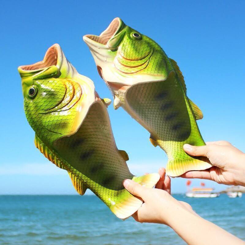 Chaussons Poisson Confort Maritime Unique Clina Pop